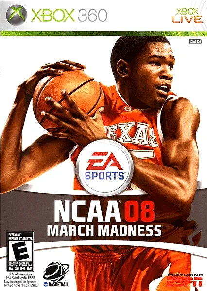 NCAA March Madness 08 Box Art