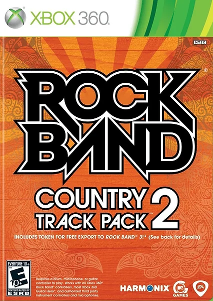 Rock Band: Country Track Pack 2 Box Art