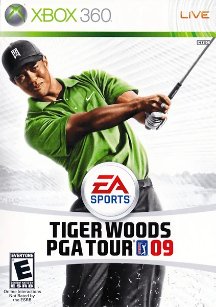 Tiger Woods PGA Tour 09 box art
