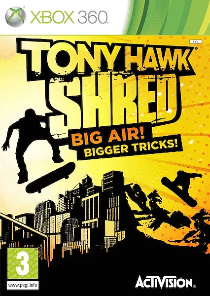 Tony Hawk: Shred box art