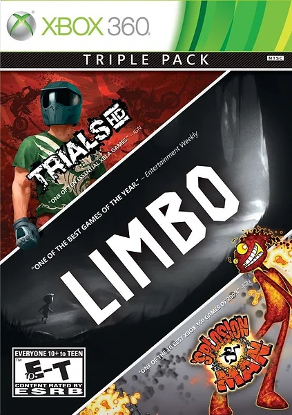 Triple Pack: Limbo, Trials HD, Splosion Man box art