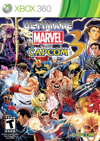 Ultimate Marvel vs Capcom 3 Box Art