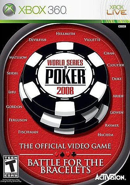 World Series of Poker 2008: Battle for the Bracelets box art