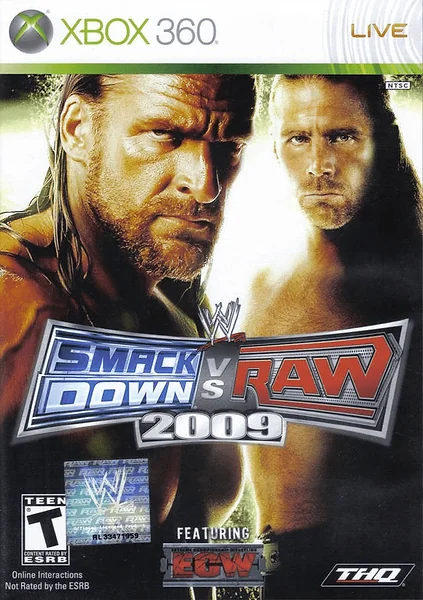 WWE SmackDown vs. Raw 2009 Box Art