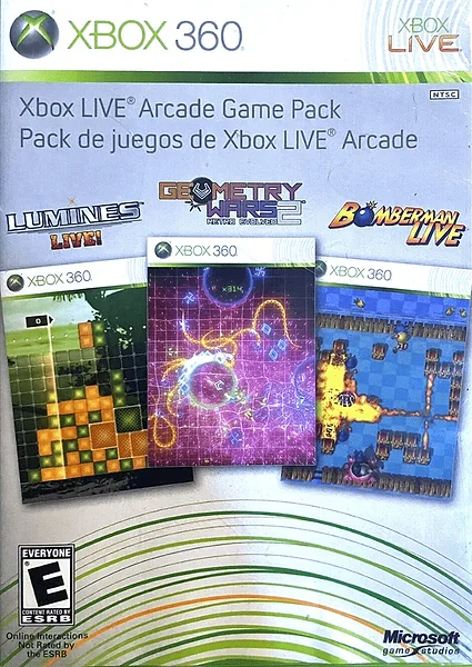 Xbox Live Arcade Game Pack Box Art
