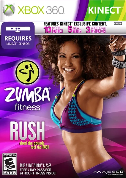 Zumba Fitness Rush box art