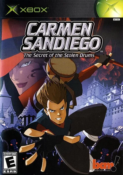 Carmen Sandiego: The Secret of the Stolen Drums Box Art