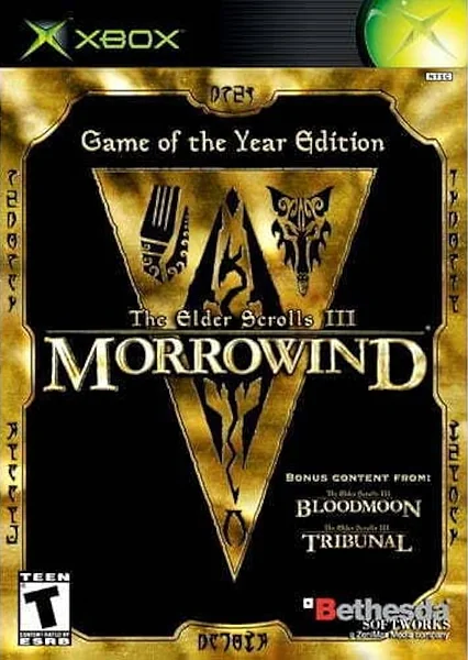 Elder Scrolls III: Morrowind box art