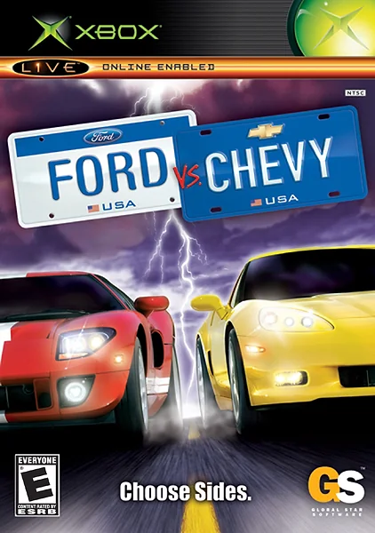 Ford vs. Chevy Box Art