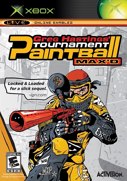Greg Hastings' Tournament Paintball MAX'D Box Art