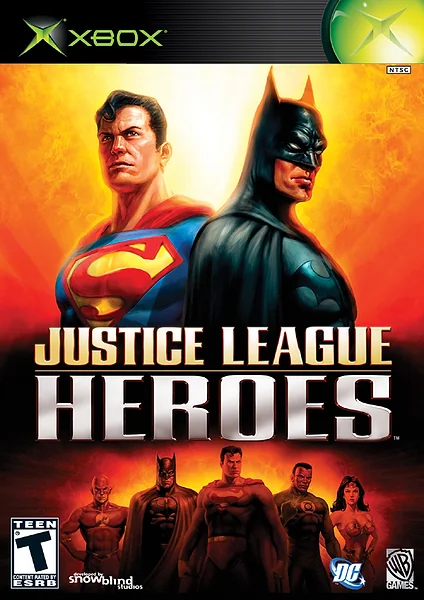 Justice League Heroes Box Art