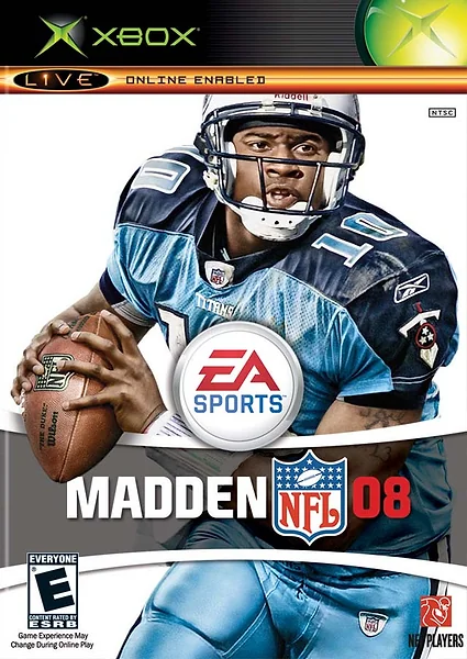 Madden NFL 08 box art