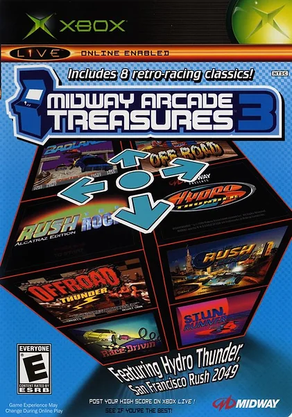 Midway Arcade Treasures 3 box art