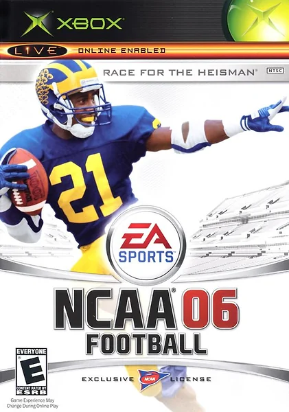 NCAA Football 06 box art