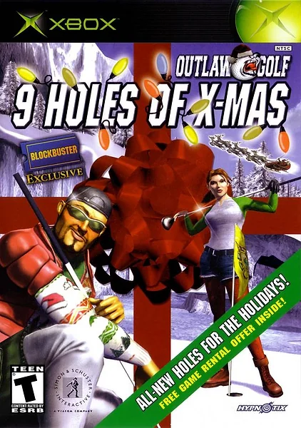 Outlaw Golf: 9 Holes of X-Mas box art