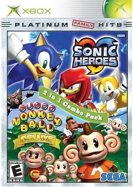 Sonic Heroes & Super Monkey Ball Deluxe box art