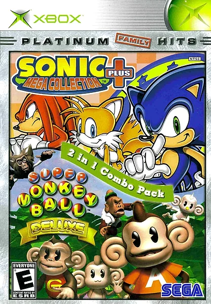 Sonic Mega Collection Plus & Super Monkey Ball Deluxe Box Art