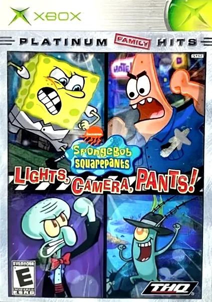SpongeBob SquarePants: Lights, Camera, Pants! box art