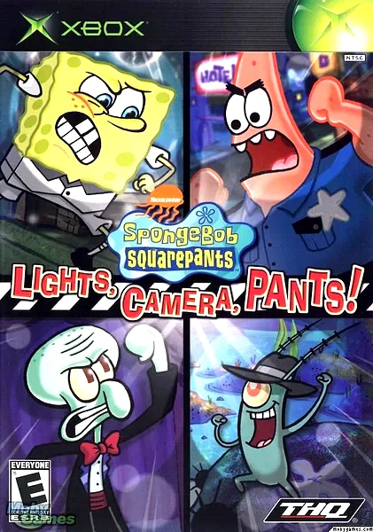 SpongeBob SquarePants: Lights, Camera, Pants! Box Art