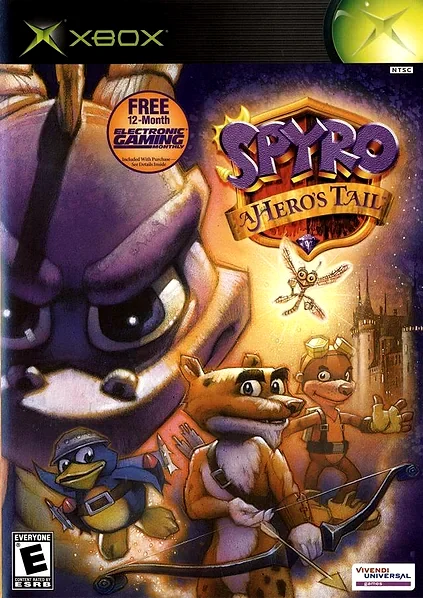 Spyro: A Hero's Tail Box Art
