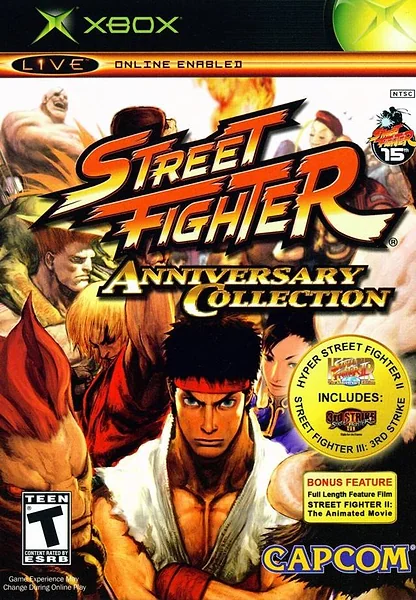 Street Fighter Anniversary Collection Box Art