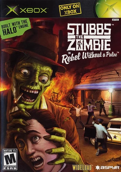 Stubbs the Zombie in Rebel Without a Pulse Box Art