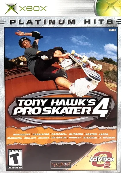 Tony Hawk's Pro Skater 4 box art