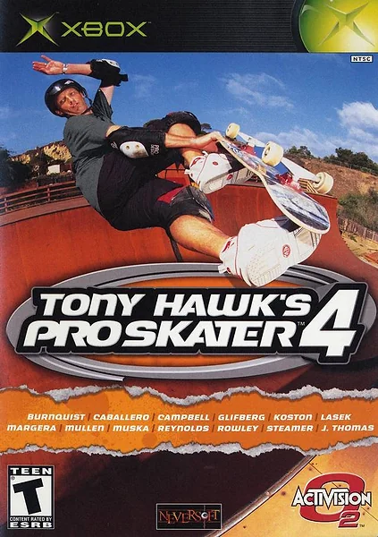 Tony Hawk's Pro Skater 4 box art