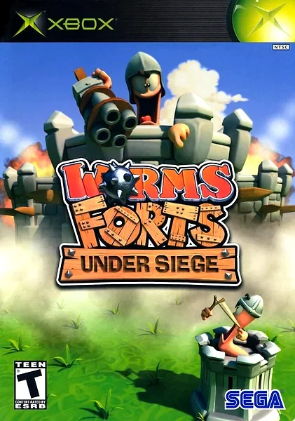 Worms Forts: Under Siege box art